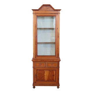 Antique Vitrine in Larch Wood, 1800s For Sale