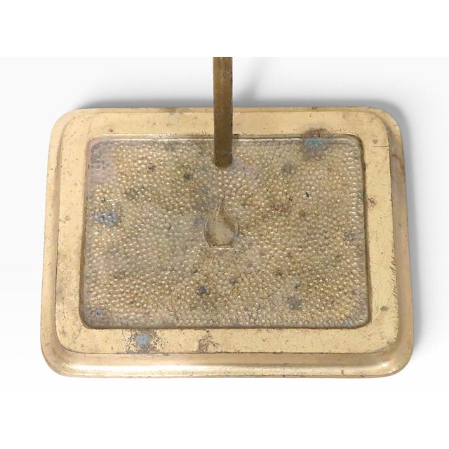 Mid 20th Century Vintage Brass Fireplace Tools Set For Sale - Image 5 of 8