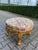 1960s 1960 French Louis XVI Gold Beech Pink Damask Bench For Sale - Image 5 of 7