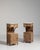 Pair of Eclectic Oak Side Tables with Marble Tops, Antique, France, Circa 1900 For Sale - Image 15 of 15
