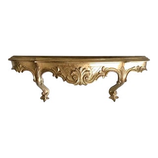 Vintage Florentine Wall Shelves For Sale