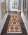 Enhance the ambiance of your home with this magnificent Persian-influenced Turkish hand-knotted rug made by skilled...