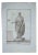 Francesco Cepparoli, Ancient Roman Statue, Etching, 1700s For Sale
