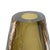 2020s Dusty Olive Crystalized Glass Vase- Tall For Sale - Image 5 of 11