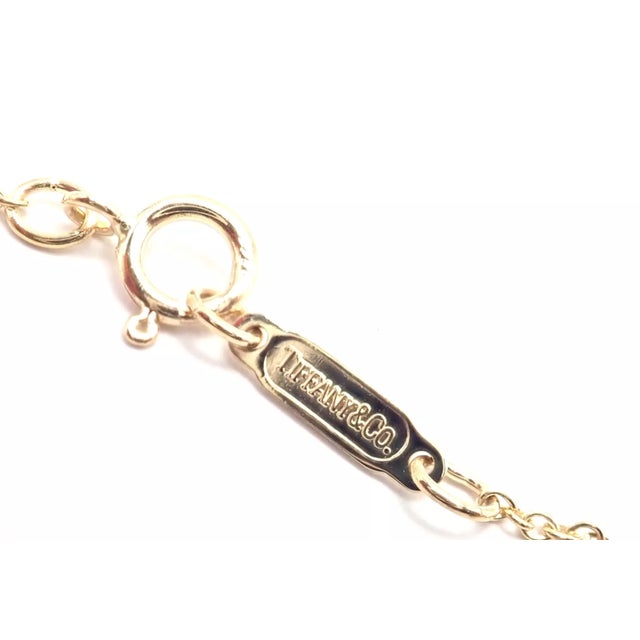 Gold Vintage Tiffany & Co. Yellow Gold Dogwood Flower Pendant Necklace For Sale - Image 8 of 11