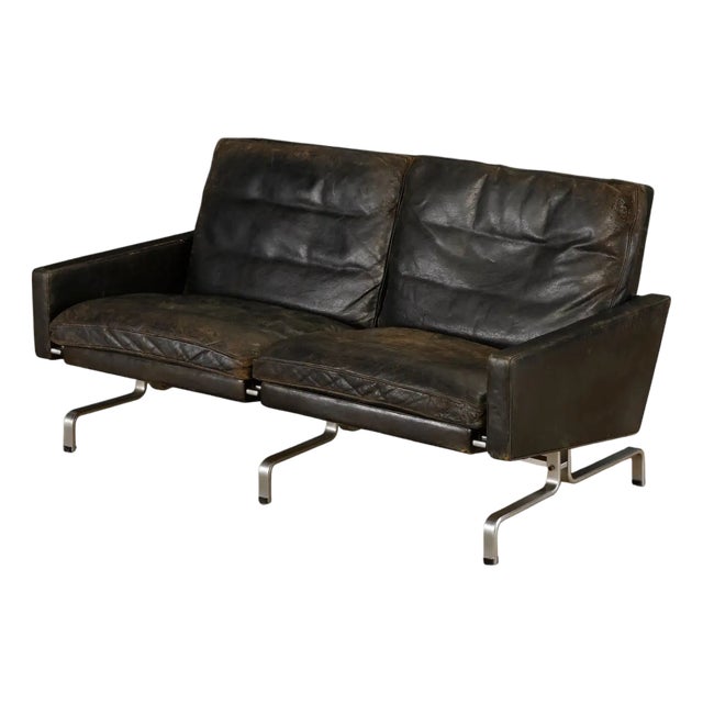 Pk-31 Settee by Poul Kjærholm for E. Kold Christensen, 1960s Denmark, Signed For Sale