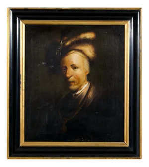 Portrait of Gentleman, 18th Century, Oil Painting, Framed