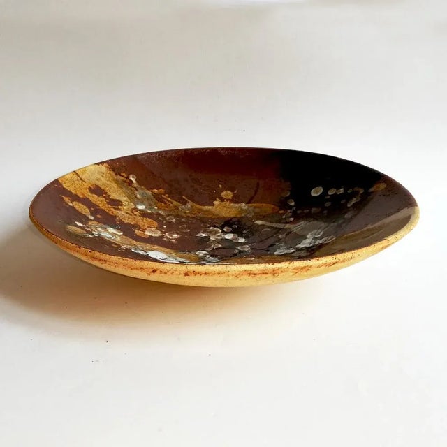 1960s Vintage Ceramic Plate from Monastero di Bose, 1960s For Sale - Image 5 of 6