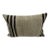 Turkish Hemp Pillow Cushion Natural Beige Black Pillow Cushion Cover 16" x 24" For Sale