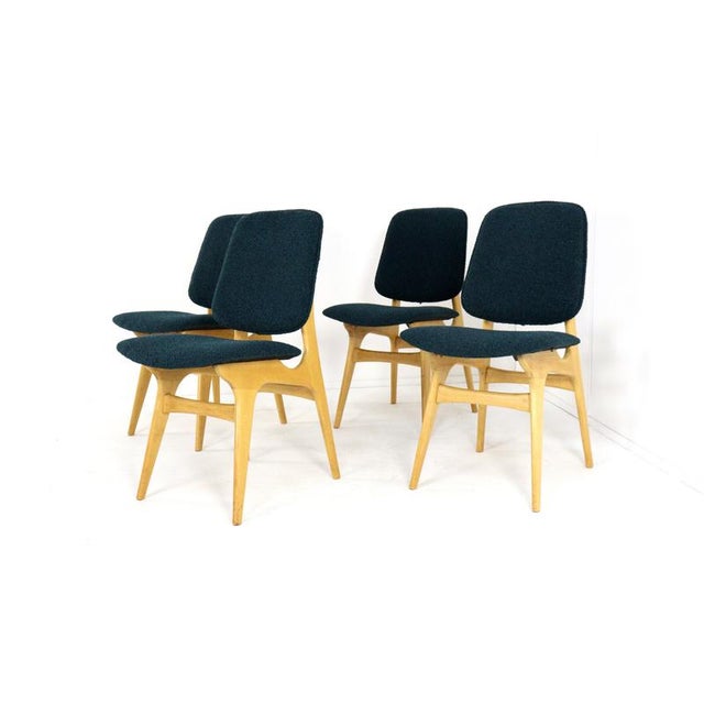 Bergen Chairs in the style of Arne Hovmand Olsen, Set of 4 For Sale - Image 11 of 14