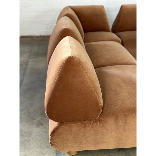 Modern Isosceles Modular Sofa Pieces For Sale - Image 3 of 18