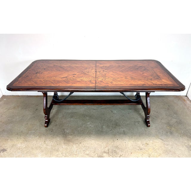 Theodore Alexander Castle Bromwich English Style Extendable Dining Table With 2 Leaves For Sale - Image 14 of 14