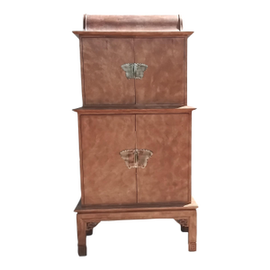 1990s Henerdon Chinoiserie Tv Armoire