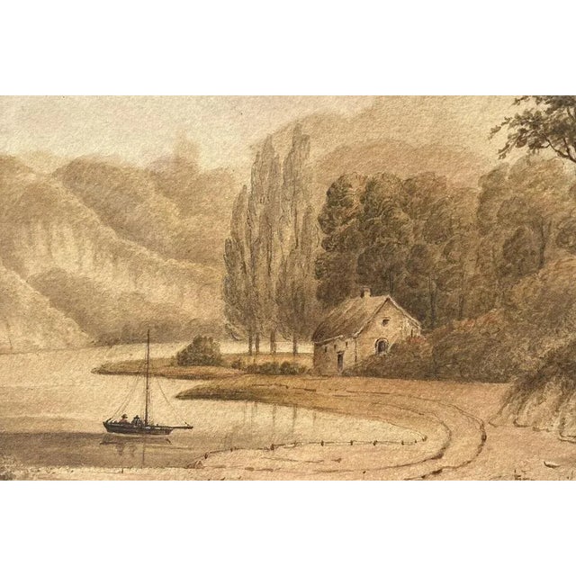 Framed Marine Watercolour. Circa 1830 F.Rawlins Signed & Dated Sizes :- 41 x 31 cms More of his work listed.