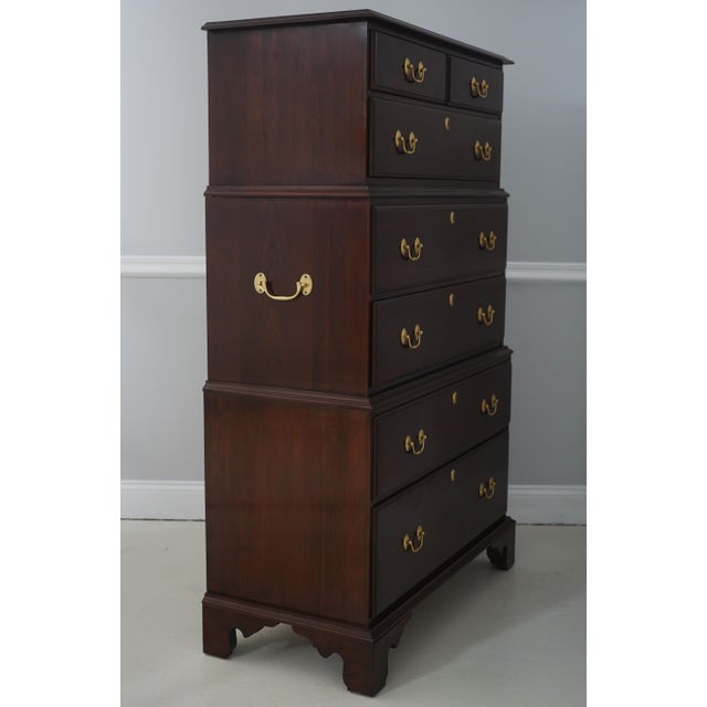 Age: Approx: 30 Years Old Details: Cherry Bracket Feet Dovetailed Drawer Construction High Quality Construction Large...