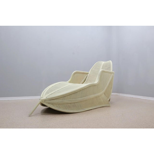 Rattan Chaise Lounge from Vivai Del Sud, 1970s For Sale - Image 12 of 12