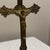 Religious Antique Crucifix Religious Jesus on the Cross Ornate For Sale - Image 3 of 6