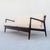 Restored Ib Kofod-Larsen for Selig Danish Modern Three Seat Sculptural "Blade" Sofa in Leather For Sale - Image 17 of 18