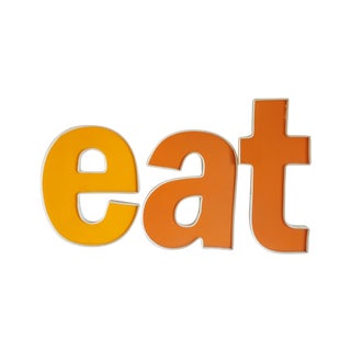 Vintage "Eat" Marquee Letters For Sale