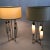 Metal Mid 20th Century Murano Mirrored Globe Large Lamps - A Pair For Sale - Image 7 of 12