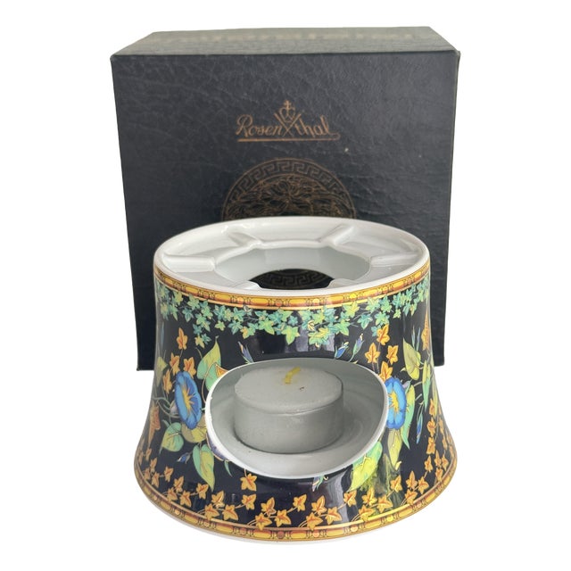 Gold Ivy Tea Warmer by Versace for Rosenthal, 1996 For Sale