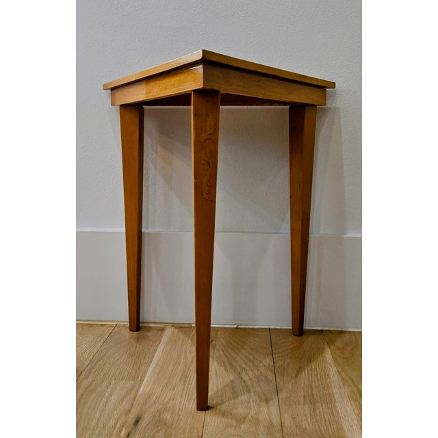 Vintage Italian Sorrento Marquetry Triangular Accent Table For Sale In Dallas - Image 6 of 8