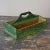 Rustic Antique Green Polychrome Pine Knife Box, Mid-Late 19th Century For Sale - Image 3 of 15