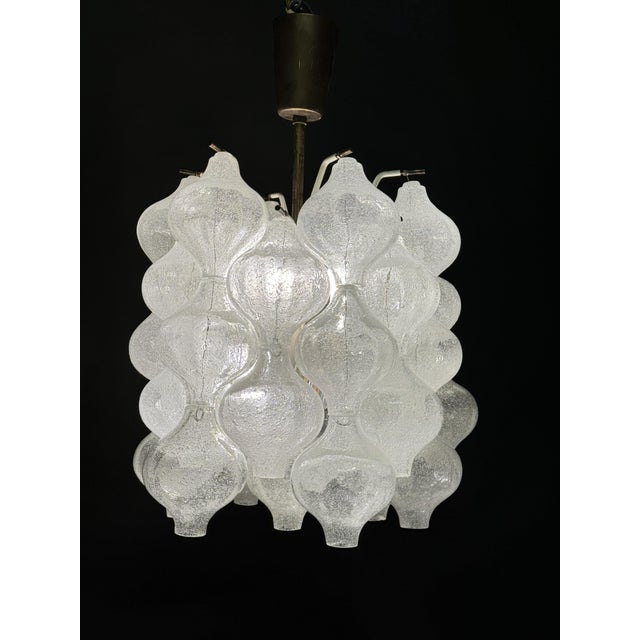 White Tulipan Chandeliers by J. T. Kalmar for Kalmar Franken KG, 1960s, Set of 6 For Sale - Image 8 of 8