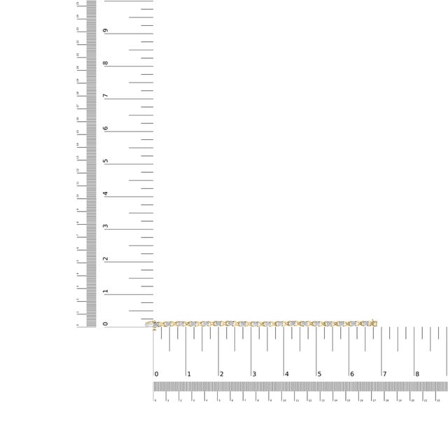10K White Gold 1.00 Cttw Diamond Floral Cluster and X-Link 7.25" Bracelet (I-J Color, I1-I2 Clarity) For Sale In New York - Image 6 of 6