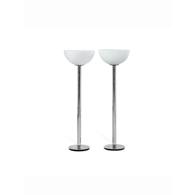 Glass and Metal Am/as Floor Lamp by Franco Albini and Franca Helg for Sirrah, 1970s For Sale - Image 13 of 13