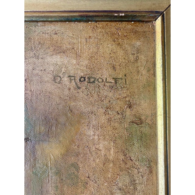 Antique Italian School Oil Portrait of Smoking Boy, Signed, 19th C For Sale In Miami - Image 6 of 8