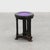 Art Deco Black and Purple Adjustable Velvet Piano Stool, Belgium, 1910 For Sale - Image 11 of 11