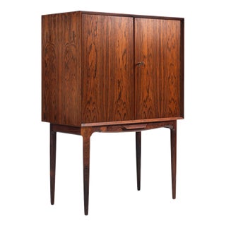 Bar Cabinet in Rosewood by Illum Wikkelso for C. F. Christensen, Denmark, 1960 For Sale
