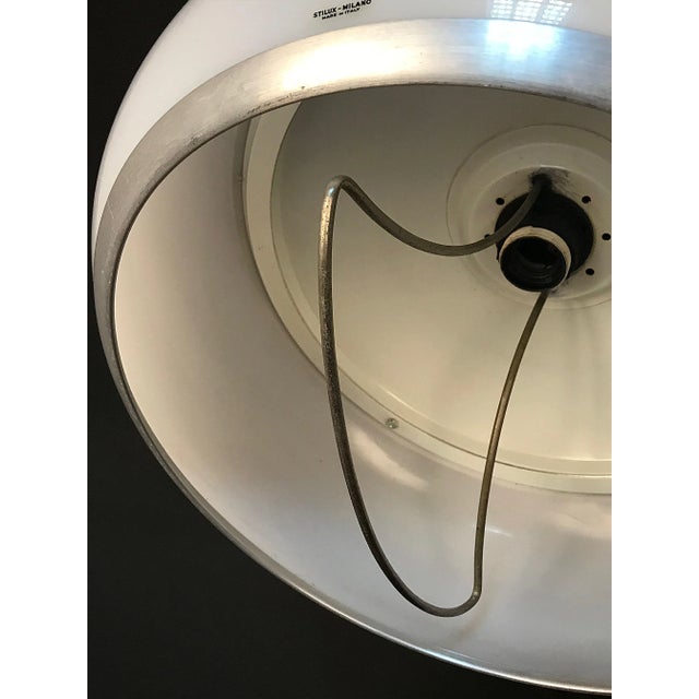 Black Large Pendant Lamp from Stilux Milano, 1960s For Sale - Image 8 of 13