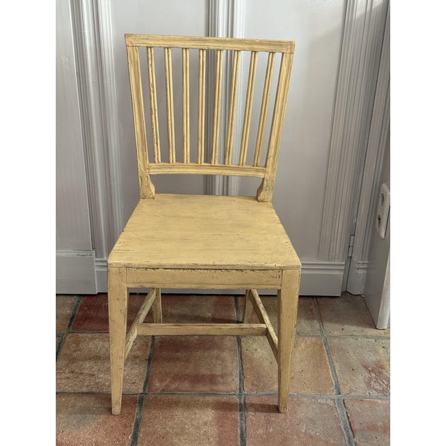 A pair of Allmoge chairs in perfect condition! Each chair is unique! The color, the nailing—everything is of the highest...