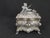 Gilded Age European Silver Rococo Jewelry Casket Topped With Angel Admiring Herself For Sale - Image 15 of 15