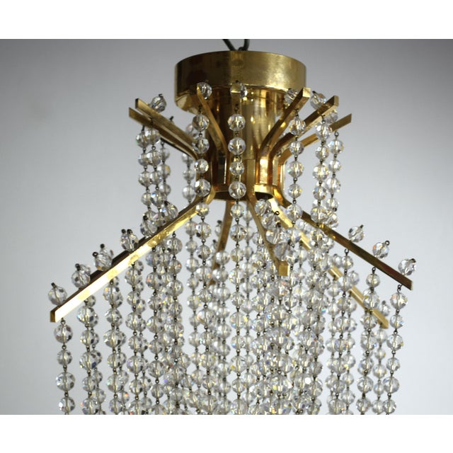 1970s Cascade Swarovski Crystal Lamp, 1970s For Sale - Image 5 of 6