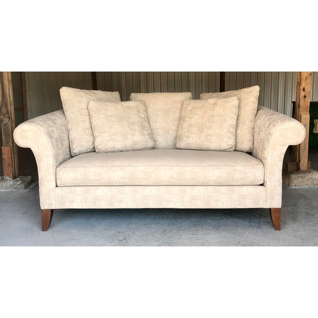 Ethan Allen Traditional Loose Pillow Back Sofa Chairish