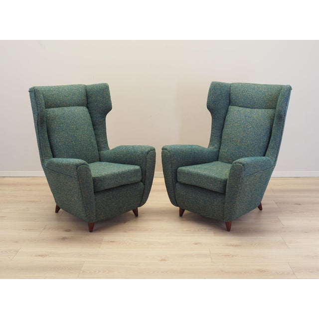 Italian Green Chair, 1970s For Sale - Image 10 of 14