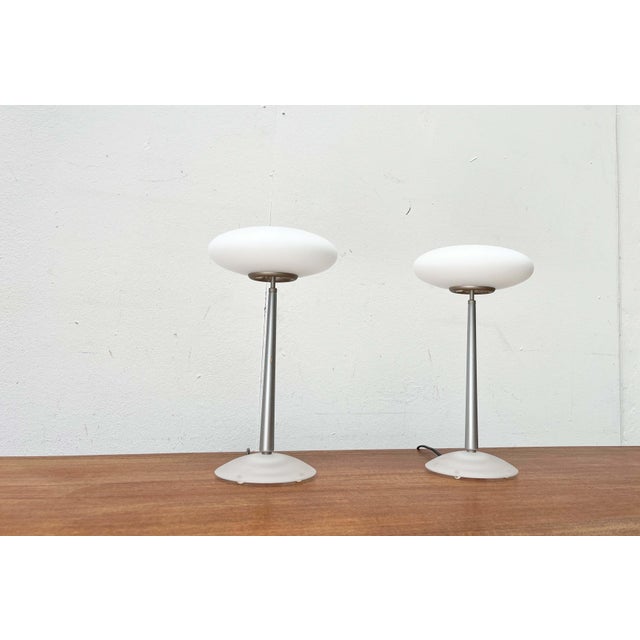 Postmodern Italian Silver Pao T1 Table Lamp by Matteo Thun for Arteluce, 1990s, Set of 2 For Sale - Image 11 of 18