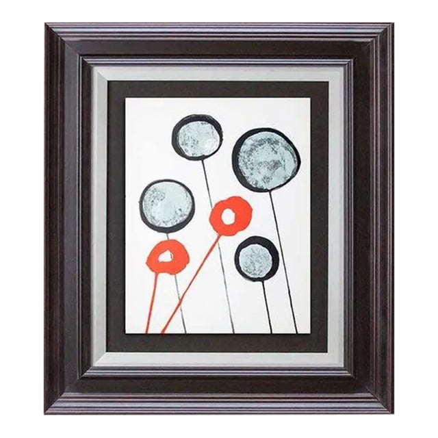 Alexander Calder Original Lithograph, 1972 For Sale