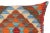 Shabby Chic Shabby Chic Turkish Geoffrey Hand Woven Kilim Throw Pillow For Sale - Image 3 of 5