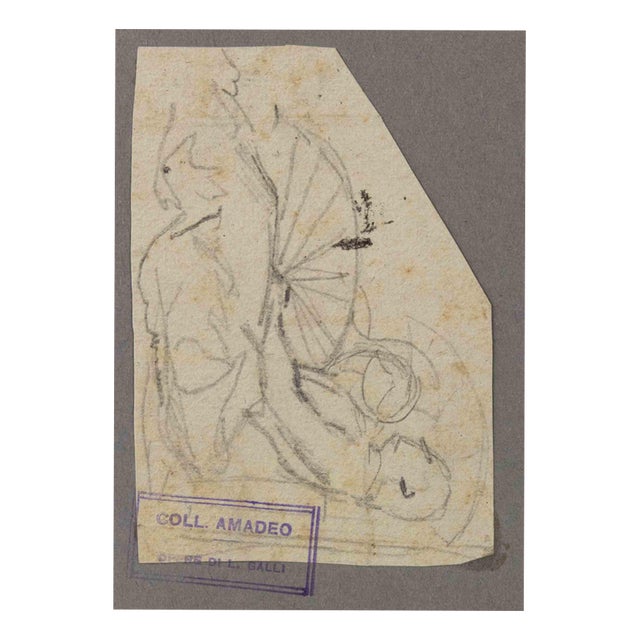 Luigi Galli, Anatomical Studies, 19th Century, Pencil on Paper For Sale