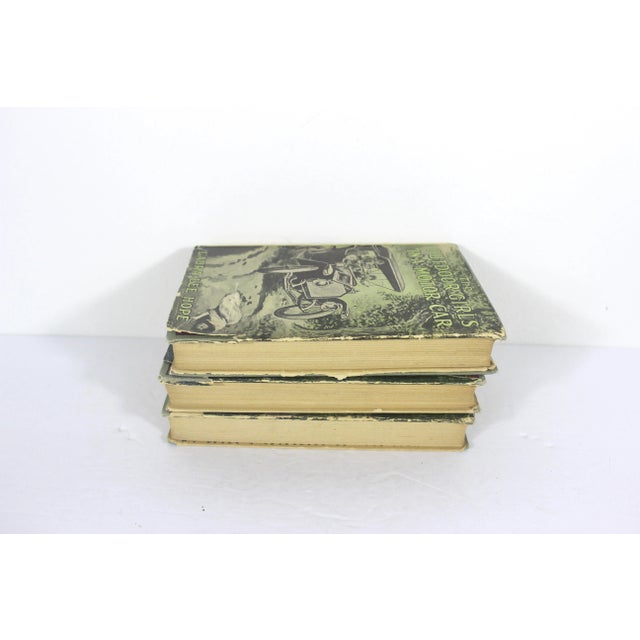 Textile 1913 the Outdoor Girls Set of 3 Antique Children’s Books For Sale - Image 7 of 8