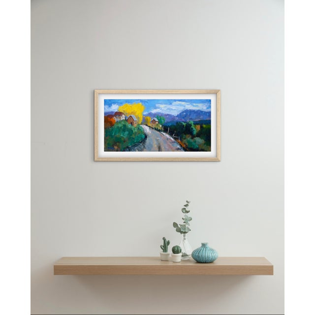 "Arroyo Seco Taos Valley" Contemporary Southwestern Landscape Oil Painting For Sale - Image 10 of 13