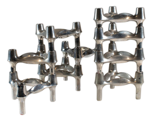 Candleholders from BMF, Set of 9