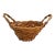 Vintage Woven Willow French Basket For Sale