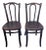Set of 2 - Antique Bentwood Chairs, Bistro Chairs, Thonet-Style, J & J Kohn-Style, Made in Poland For Sale