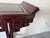 Vintage Chinese Rosewood Altar Console Table – Scroll Top With Hand-Carved Dragon Apron For Sale - Image 11 of 12