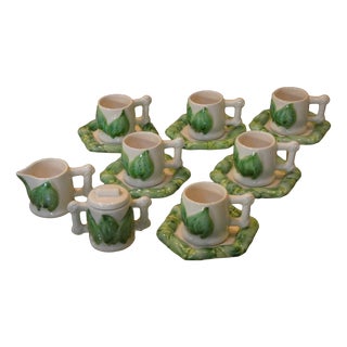 Vintage Italian Germoglio Coffee Service by Colin Morrow for Arpex International, 1970s, Set of 14 For Sale